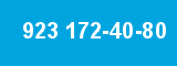 923 172-40-80 923 172-40-80